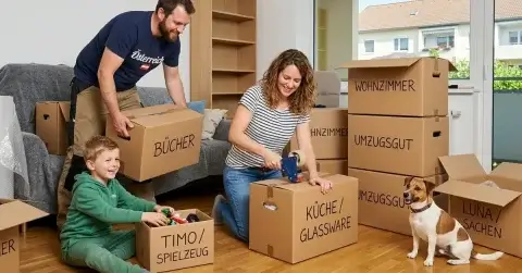 Umzug mit Umzugsunternehmen oder Privatumzug