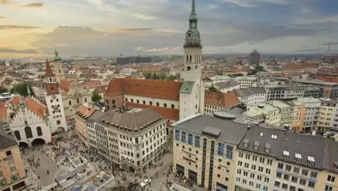 Umzug Wien München: Blick über die Stadt